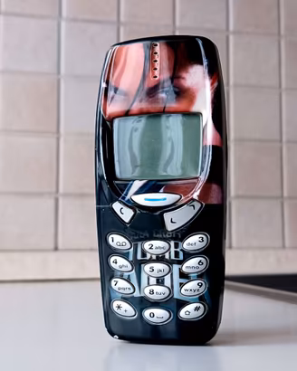 Nokia 3310 + Batteria - Cover Tomb Raider - Croft