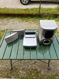 SUBWOOFER AUTOPARLANTI  E LETTORE CD CON AUX NUOVI