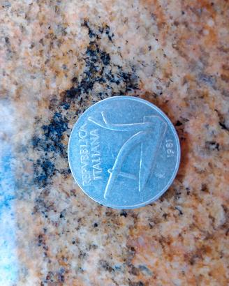 moneta rara da 10 lire del 1981 in perfette condiz