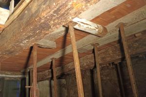 Travi in Mogano Africano Antico