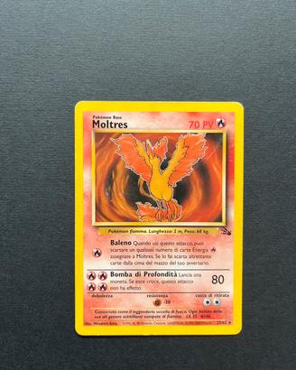 Carta Pokémon Moltres 1999-2000 Fossil Italiano