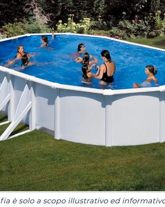 Piscine gre in acciaio ovale  ovale