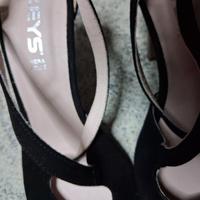 KEYS scarpe da donna nere nr 40. tacco 11cm