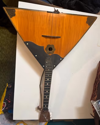 Balalaika vintage originale URSS CCCP in legno