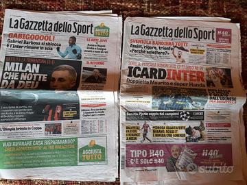 3 giornali gazzetta dello sport del Pescara