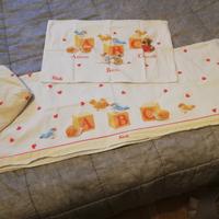 completo lenzuola lettino Trudi