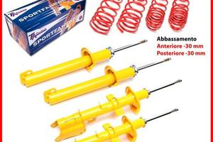 4 Ammortizzatori Sportivi Alfa 156 SW 1.9 JTD -3cm