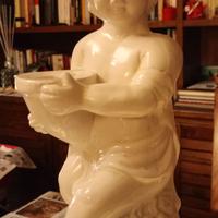 Statua porcellana angelo