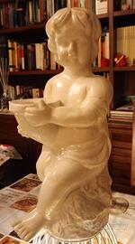 Statua porcellana angelo