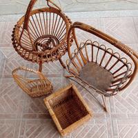 LOTTO CESTE VINTAGE DELLA NONNA