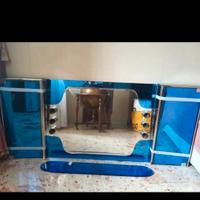 specchiera bagno con mobiletti 
