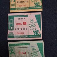 biglietti campionato calcio 82/83