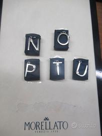 Morellato lettera iniziale in argento e brillantin