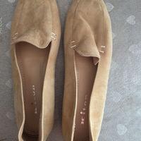 Mocassino kiton camoscio beige