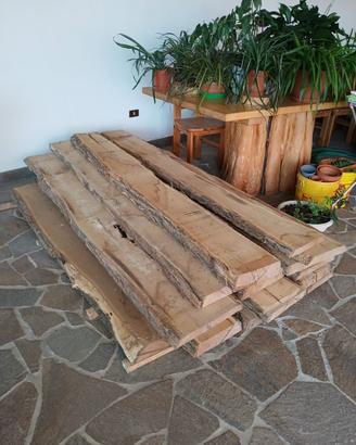 Assi in legno di acacia