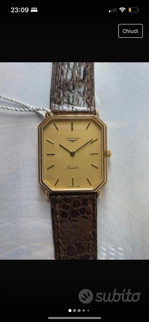 Longines Quartz vintage anni 80 Abbigliamento e Accessori In