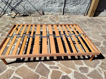 Letto in doghe completo di materasso