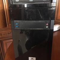 Lotto PC usati funzionanti + monitor e stampante