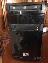 Lotto PC usati funzionanti + monitor e stampante