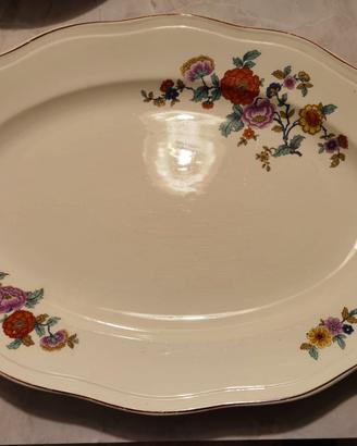 piatto ovale grande Società Ceramica Italiana