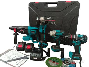 Kit lavoro 4 in 1 a batteria Motori Brushless 