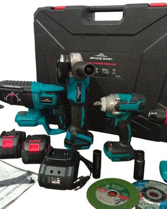 Kit lavoro 4 in 1 a batteria Motori Brushless 