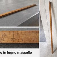Banco metro vintage anni ’60 in legno massello