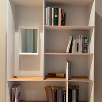 Libreria D.357.2 Gio Ponti x Molteni con specchio