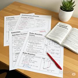 Lezioni di gruppo o individuali di Chimica