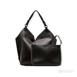 BORSA DONNA SHOPPING Manila Grace, Fedra Big, nera