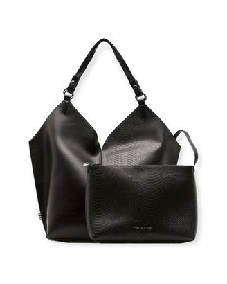 BORSA DONNA SHOPPING Manila Grace, Fedra Big, nera