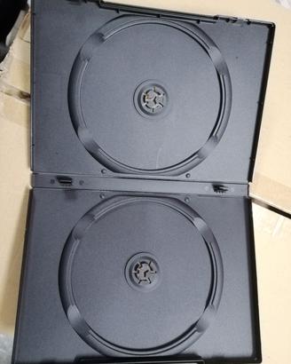 Custodie cd dvd doppia nera