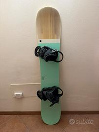 Tavola Nidecker con attacchi Burton