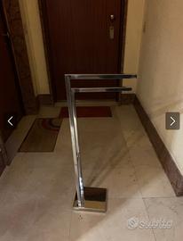 Piantana Porta Asciugamani 2 Bracci In acciaio