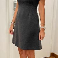 Abito donna grigio melange taglia S