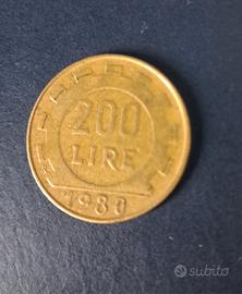 Moneta da lire 200 (1980)