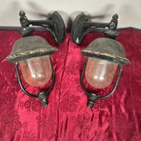 coppia di lanterne vintage illuminazione per ester
