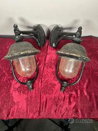 coppia di lanterne vintage illuminazione per ester