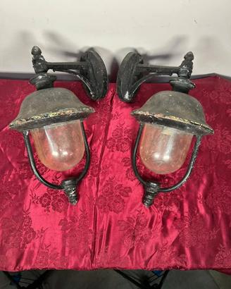 coppia di lanterne vintage illuminazione per ester