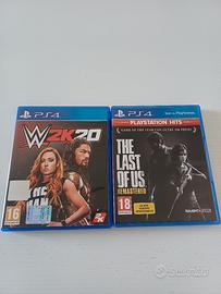 Giochi PS4: WWE 2K20 e The Last of Us Remastered