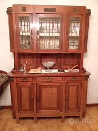 2 Mobili credenza con vetrinette