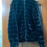 Giubbotto pelliccia nero - Brugi