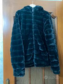 Giubbotto pelliccia nero - Brugi