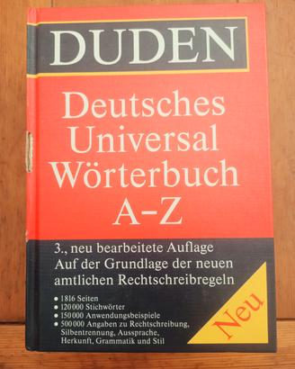 DUDEN Dizionario Monolingua Tedesco