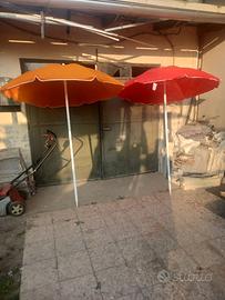 2 Ombrelloni da spiaggia Nuovi