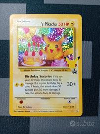 Birthday Pikachu promo