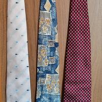 Set di 3 belle cravatte