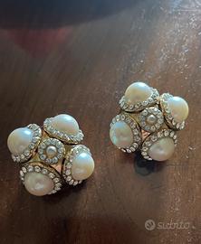 Grandi orecchini bigiotteria vintage anni 80/90