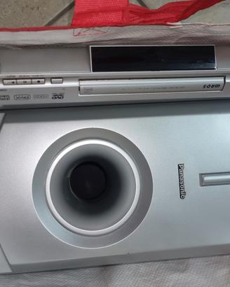 DVD panasonic con 5 diffusori+ subwoofer tot. 400W