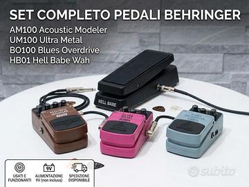 Lotto Pedali Chitarra Behringer